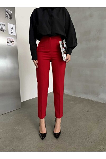 BNK Shop Pleated Waist Seated Recovery Button-Free Palazzo Pants