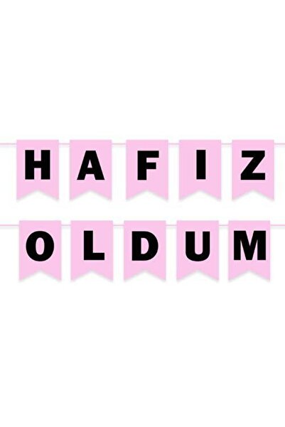 Parti Dükkanım Στάμπα Hafız Oldum Ροζ 130 εκ.