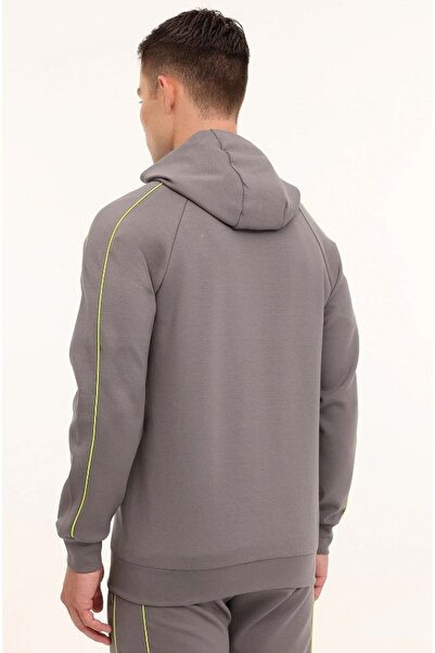 Lotto M-yinkas Толстовка спортивний костюм чоловіча куртка з капюшоном димчастий