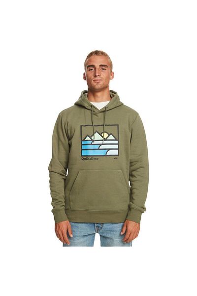 Quiksilver Φούτερ με γραμμές τοπίου