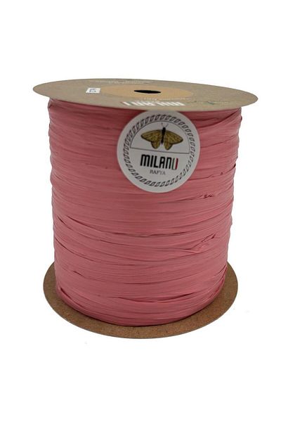 Nusrat Bilişim Milan Raffia Coral Colored Bag Accessory - 100 g (No:22)