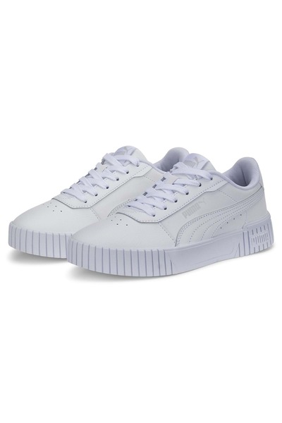 Puma 386185 Carina 2.0 Jr Sneaker Kadın Spor Ayakkabı BEYAZ-BEYAZ