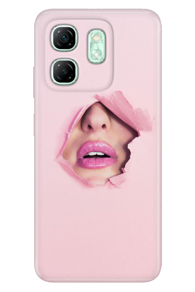 senada Infinix Hot 50I - Smart 9 Case Patterned Tpu Silicone Hidden Love