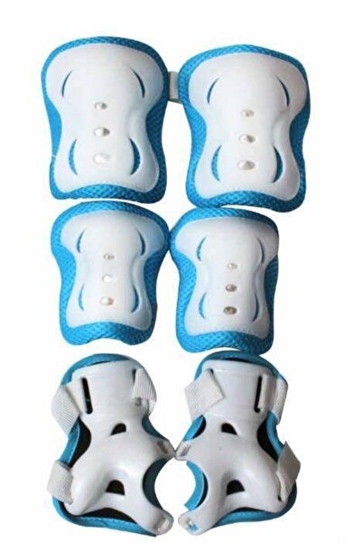 FırsatVar 6 Piece Child Safety Set - Bicycle, Skateboard, Skate, Knee Pad, El...