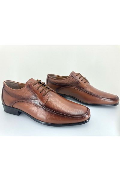 KCMN Işık My-020 100% Γνήσιο Δέρμα Ανδρικά Παπούτσια Classic Tan