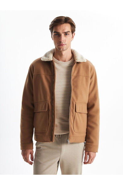 LC Waikiki معطف قياسي بياقة قميص للرجال