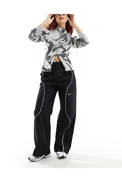 Nike Sportswear Street Woven Pnt Siyah Kadın Eşofman Altı