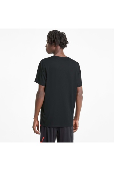 Puma Performance Ss Tee M 520314-01 Ανδρικό Μαύρο T-Shirt