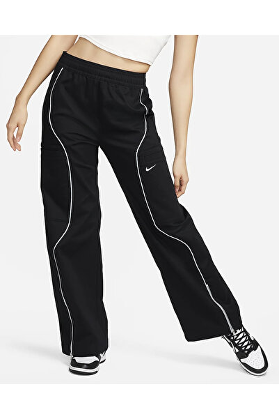 Nike Sportswear Street Woven Pnt Siyah Kadın Eşofman Altı