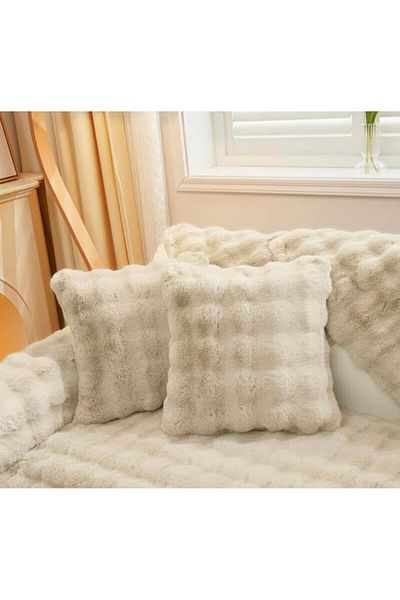 Paris Life Bubble Rabbit Plush Throw Pillow - Throw Pillow