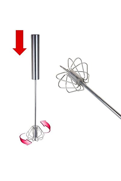 FırsatVar Manual Mixer - Cake Pastry Preparation, Egg Whisk and Mixing