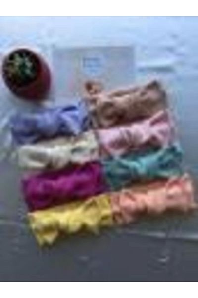 Baby Tweety 8-Piece Handmade Ribbed Baby Girl Bandana