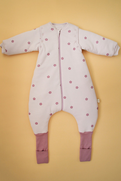 Ninana baby Ayaklı Uyku Tulumu - 3 Tog - Mor Çiçekli