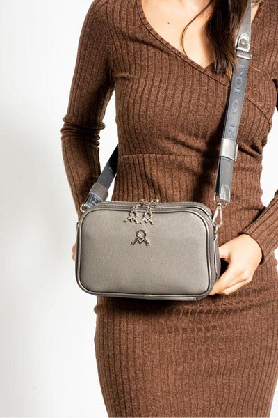 Baginn Geantă de umăr pentru femei cu curele încrucișate 25*15 cm din piele vegană Mega geantă geantă de poștaș din piele artificială
