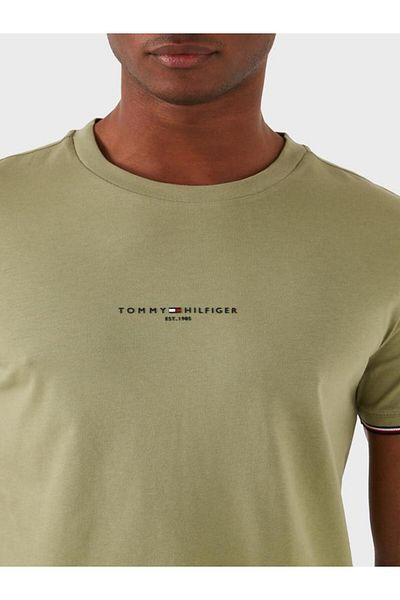 Tommy Hilfiger TIPPED CUFF LOGO REGULAR SLIM FIT T-SHIRT