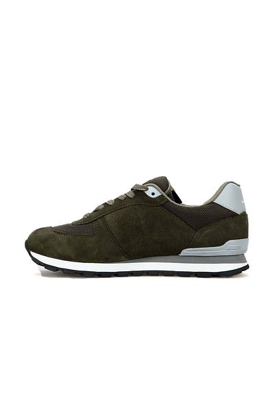 Hammer Jack 102 19250 Περού Unisex Γνήσιο Δερμάτινο Αθλητικά Παπούτσια - Χακί Λευκό