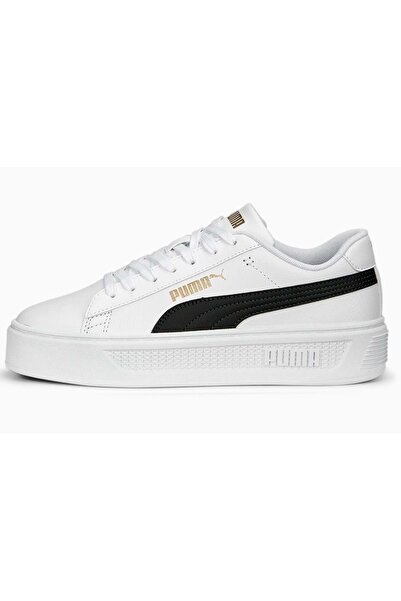 Puma Smash Platform v3 390758-04 Încălțăminte sport unisex ALB-NEGRU