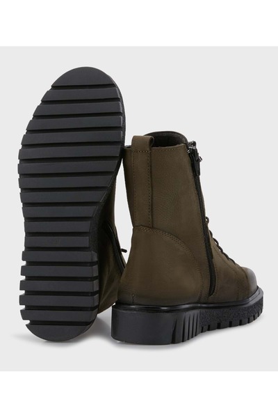 Hammer Jack 102-17945-Z Hakiki Deri Unisex Bot HAKİ