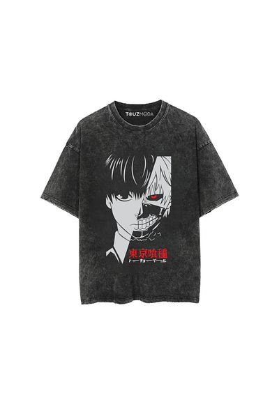 Touz Moda Anime Tokyo Ghoul εμπριμέ Unisex Oversize T-shirt