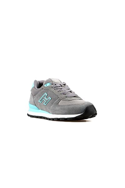 Hammer Jack 102 19250 Peru 100% Genuine Leather Unisex Sports Shoes GRAY-TURQUOISE