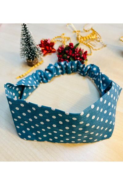 BERG ATELIER Polka Dot Fabric Hair Band