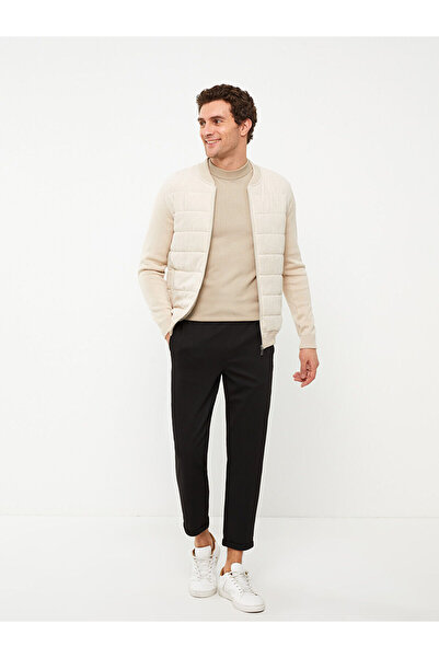 LC Waikiki Ανδρικό πλεκτό παλτό Slim Fit College Collar