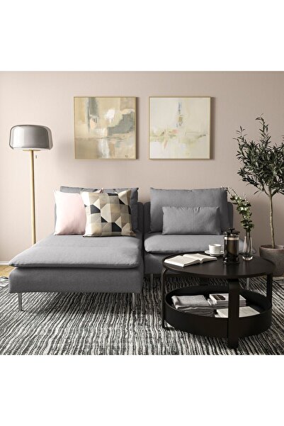 IKEA 2'li Kanepe ve Uzanma Koltuğu , Kolçaksız