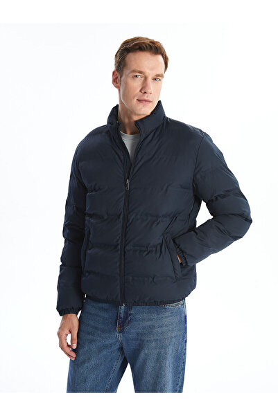 LC Waikiki LCWAIKIKI Classic Синій Стандартний крій Прямий комір Чоловічий пуховик Будьте першим, хто оцінить