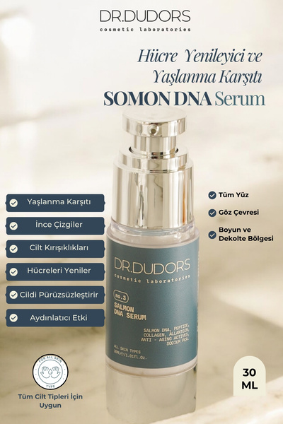 Dr.Dudors Somon Dna & Kolajen Yaşlanma Ve Kırışıklık Karşıtı Nemlendirici Ser...