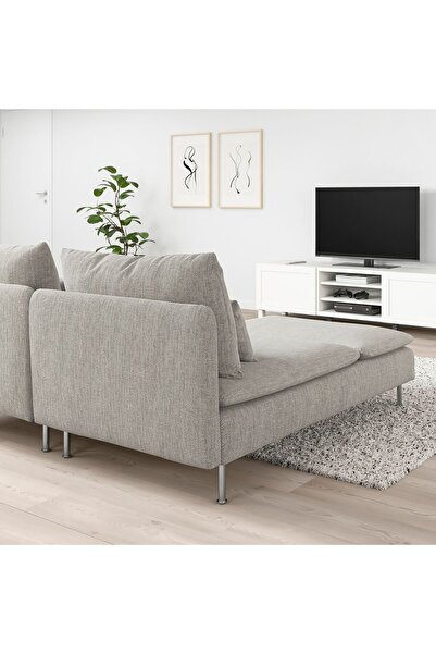 IKEA 2'li Kanepe ve Uzanma Koltuğu , Kolçaksız