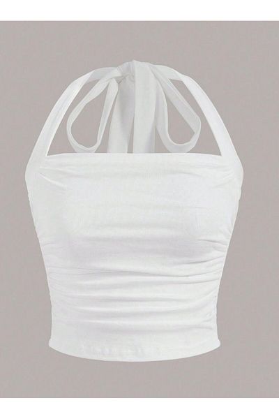 f-maskfashion Neck Tie Crop