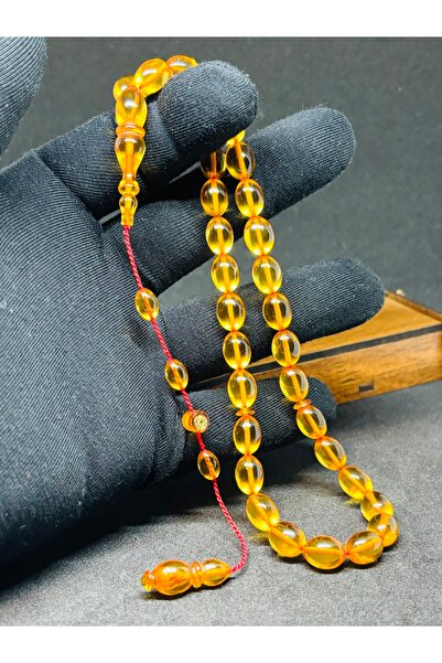 SanGümüş Mesut Elma usta işi ateş kehribar tesbih