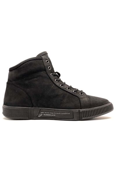 Hammer Jack 102-23670-m Erbos Casual Ανδρικές Μπότες Μαύρο-σουέντ