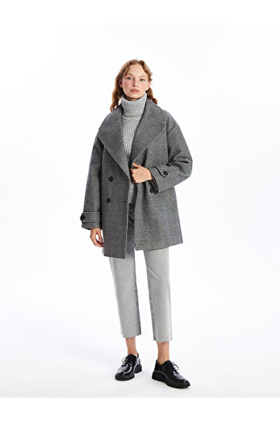 LC Waikiki LCW Vision Жіночий пальто з візерунком на комірі