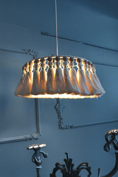 NYLife Makrome Boncuklu Püsküllü Avize