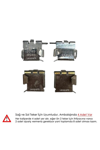 Leoparts Corolla Ae101 1.6 1992-1997 / Ae111 1.6 1998-2001 Ön Fren Balata Sac...