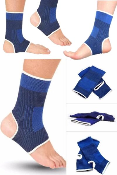 Genel Markalar 1 Çift Ayak Bilek Atel Ödem Önleyici Egzersiz Sporcu Ayak Bilekliği Koruyucu Ağrı Bandaj Destek Band