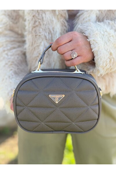 DEV 3 ADAM Simple and Stylish Women's Cross Shoulder and Hand Bag with Gray Compartments and Adjustable Straps