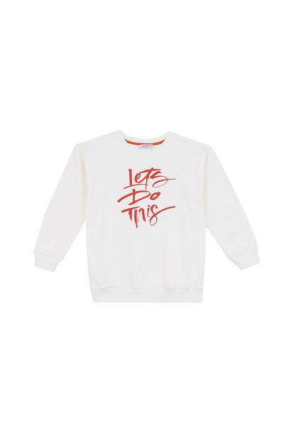 DUFFY KİDS Ecru Color Sweatshirt 8-13 Years