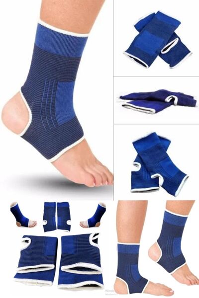 Genel Markalar 1 Çift Ayak Bilek Atel Ödem Önleyici Egzersiz Sporcu Ayak Bilekliği Koruyucu Ağrı Bandaj Destek Band