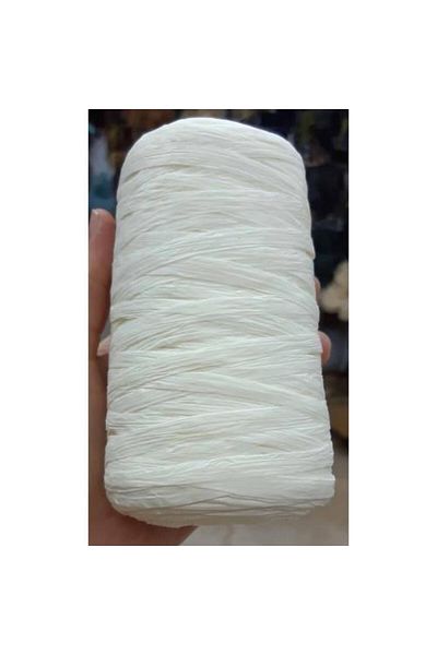 Nusrat Bilişim New Imported Raffia Rope - Special Wrap Bag Accessory (Cream)