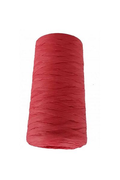 Nusrat Bilişim New Wrap Raffia Rope - Custom Bag Accessory (Red)
