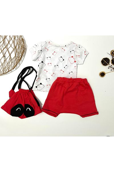 Wogi Bebi̇too Bag Gift Shorts Set Bottom Top Set
