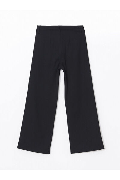 LC Waikiki Black Wideleg Girls' Trousers