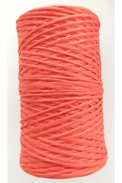 Nusrat Bilişim Orange Raffia Twisted Bag Accessory - No:11