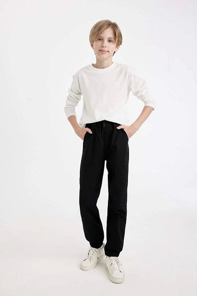DeFacto A9395 Pantaloni din Gabardină Jogger Leg