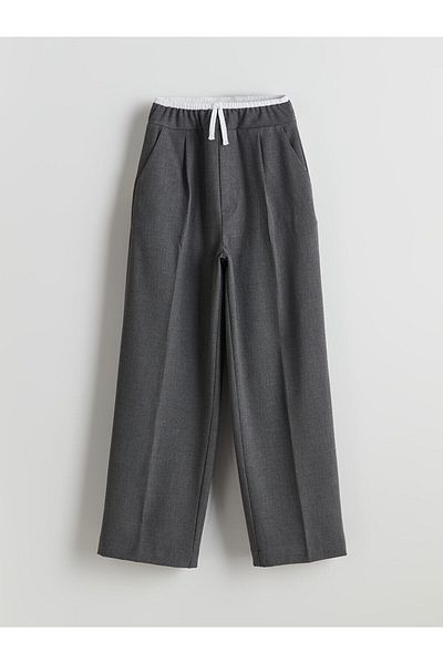 LC Waikiki Girls' Trousers with Elastic Waist