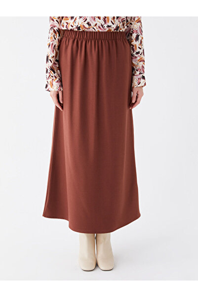 LC Waikiki Women's Straight Skirt - Elastic Waist