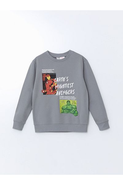 LC Waikiki Σετ αθλητικής φόρμας LCW Kids Crew Neck Hulk με στάμπα για αγόρια