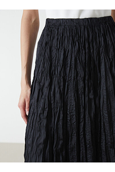 LC Waikiki Satin Women's Skirt with Elastic Waist